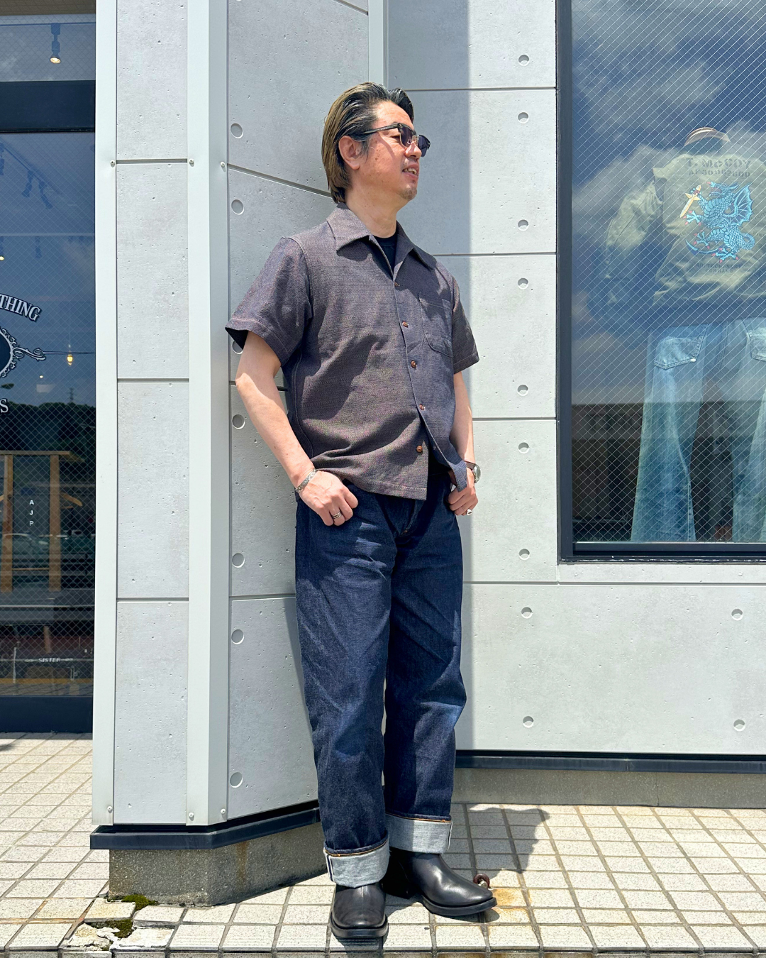 SAMURAI JEANS サムライジーンズ より カノコ アイマダラ オープン SAMURAI JEANS サムライジーンズ より カノコ アイマダラ オープン