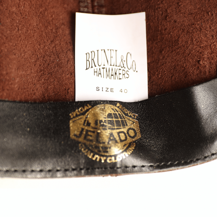 JELADO ジェラード AB23757 JELADO×BRUNEL&Co.HATMAKERS B.B.CAP ブルーネルハットメイカーズ ベースボールキャップ 帽子 茶芯ホースハイド
