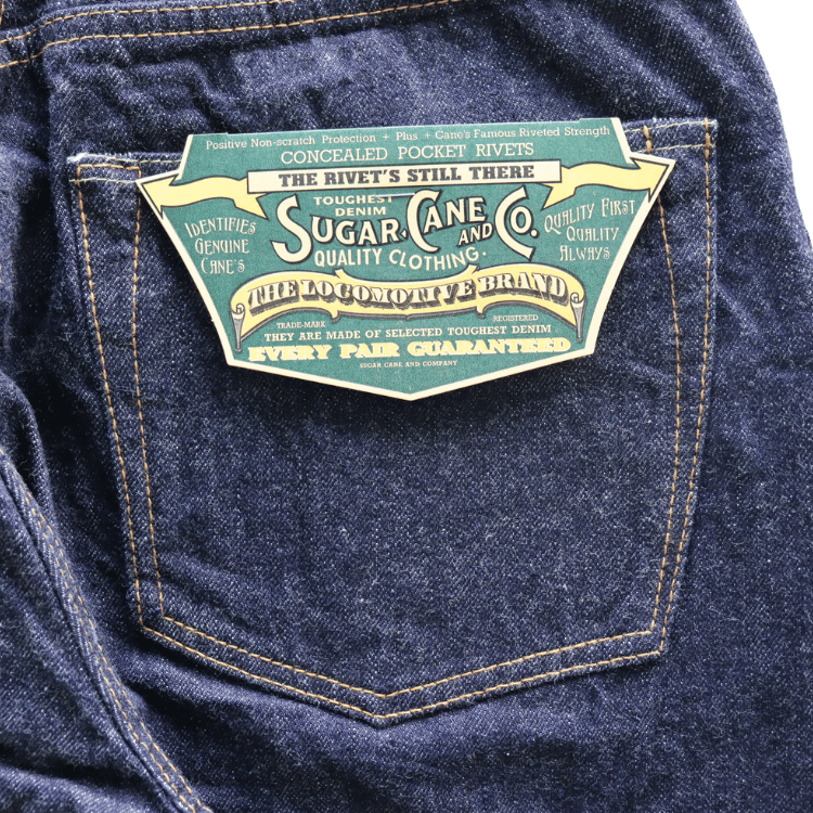SUGAR CANE シュガーケーン SC42025 13oz. DENIM WAIST OVERALLS 2025 MODEL (WIDE LEG) 13オンス デニム ウエストオーバーオールズ 2025年モデル Gパン デニムパンツ ワイド