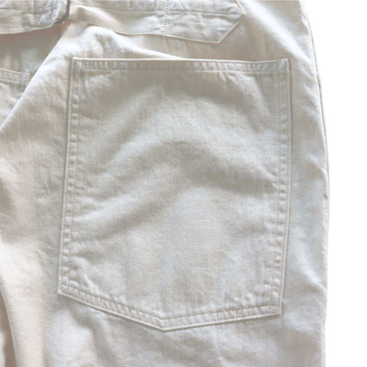 BUZZ RICKSON'S BR42635 TROUSERS, WORKING, WHITE TWILL Army Trousers, Denim Trousers, Work Pants, Military