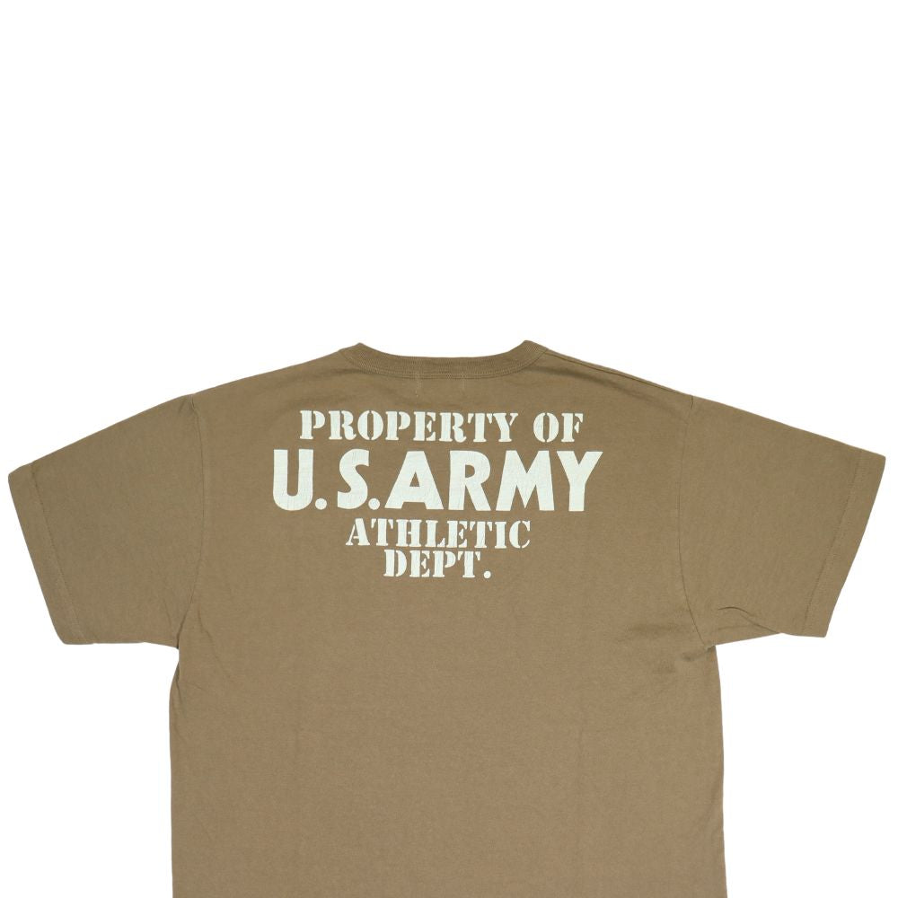 BUZZ RICKSON'S PROPERTY OF US ARMY ATHLETIC DEPT S/S T-SHIRT BR79348