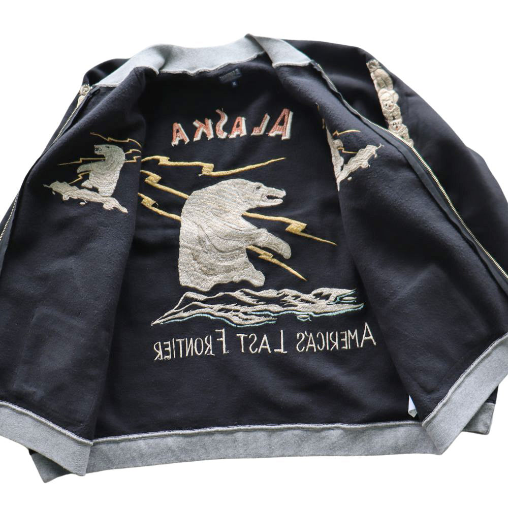 TAILOR TOYO テーラー東洋 SUKA FULL ZIP SWEAT EMBROIDERED ALASKA スカフルジップ スエット アラスカ TT69475