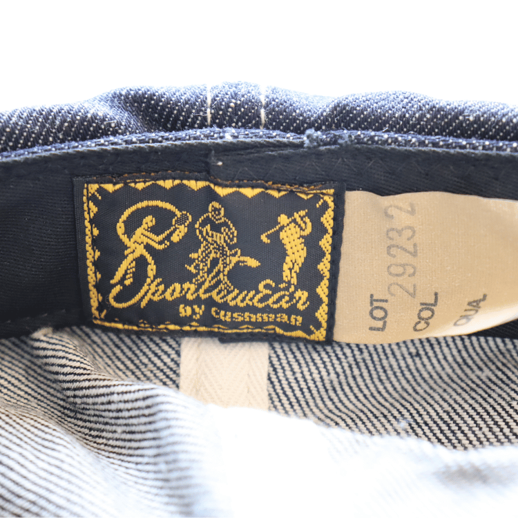 CUSHMAN 29232 CASQUETTE 10oz Denim Black Chambray Cap