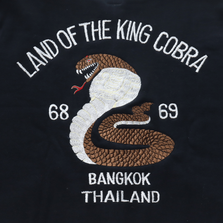 CUSHMAN クッシュマン 26386 SWEAT SOUVENIR JACKET KING COBRA スウェット スーベニア ジャケット キングコブラ