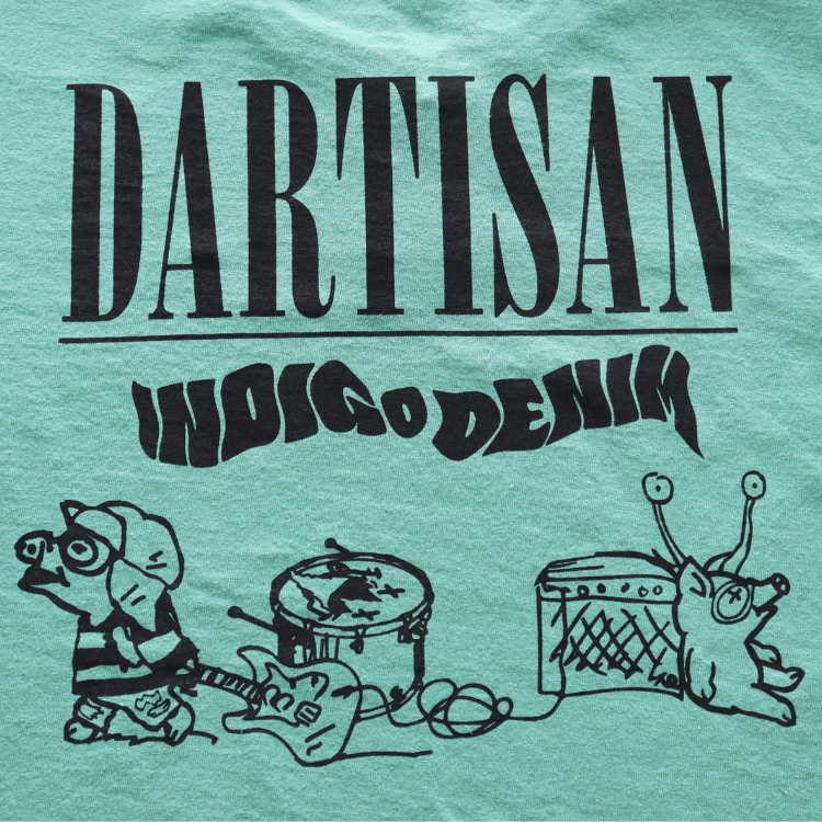 STUDIO D'ARTISAN 8212B USA Cotton Print T-Shirt, Men's Short Sleeve T-Shirt, American Casual Style, US Cotton Body, Dalci Pig Parody Series
