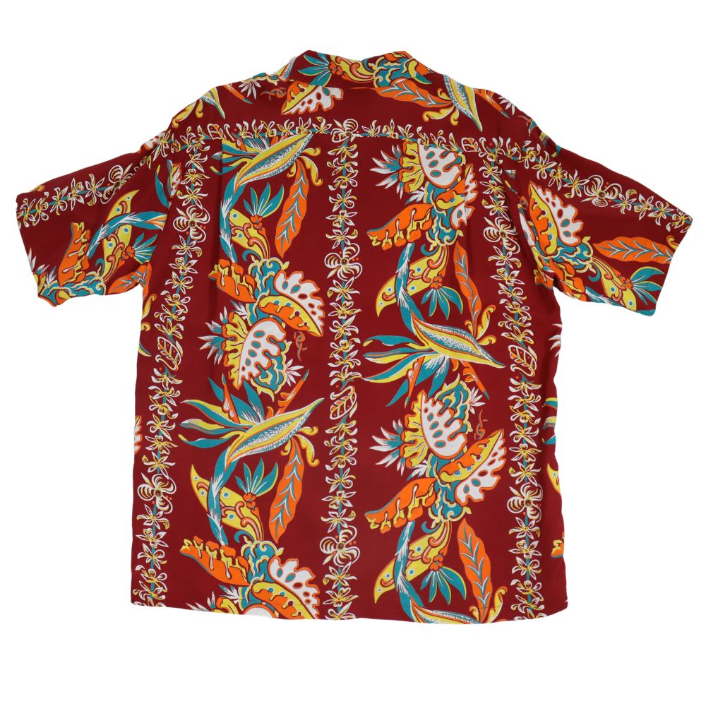 SUN SURF サンサーフ SS38804 RAYON HAWAIIAN SHIRT “BIRD OF PARADISE & MONSTERA” レーヨンハワイアンシャツ バードオブアイランド モンステラ アロハシャツ