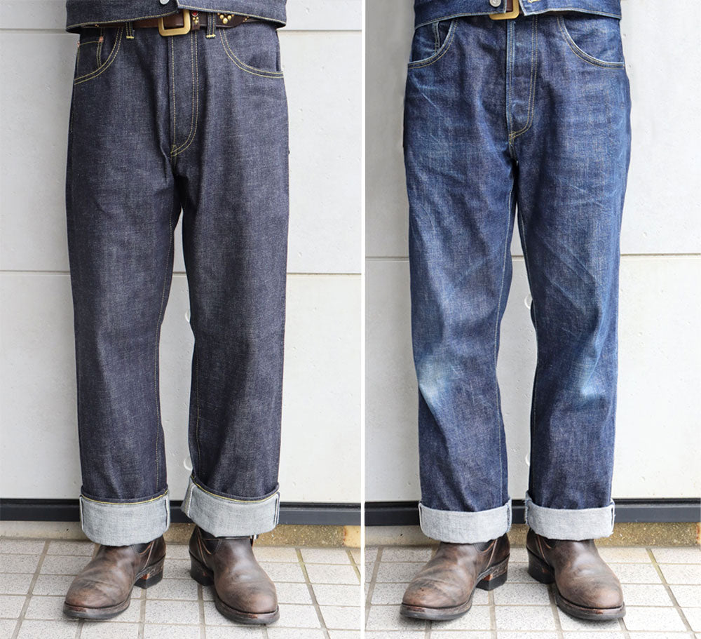 CUSHMAN クッシュマン 22177 13.5oz DENIM 5POCKT 13.5オンスデニム5ポケット リジット ノンウォッシュ サンフォライズ加工 防縮加工 クッシュマン定番 standard straight スタンダード ストレートタイプ コットン100% made in japan 5pocket denimpants 5ポケット ジーンズ ジーパン デニムパンツ 国産デニム