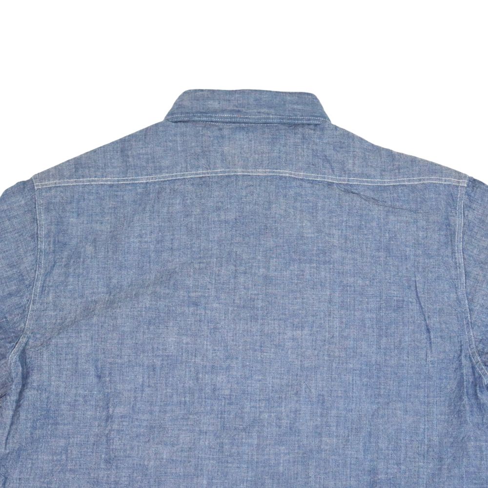 BUZZ RICKSON'S バズリクソンズ BR25995 BLUE CHAMBRAY WORK SHIRTS ブルーシャンブレーワークシャツ 長袖