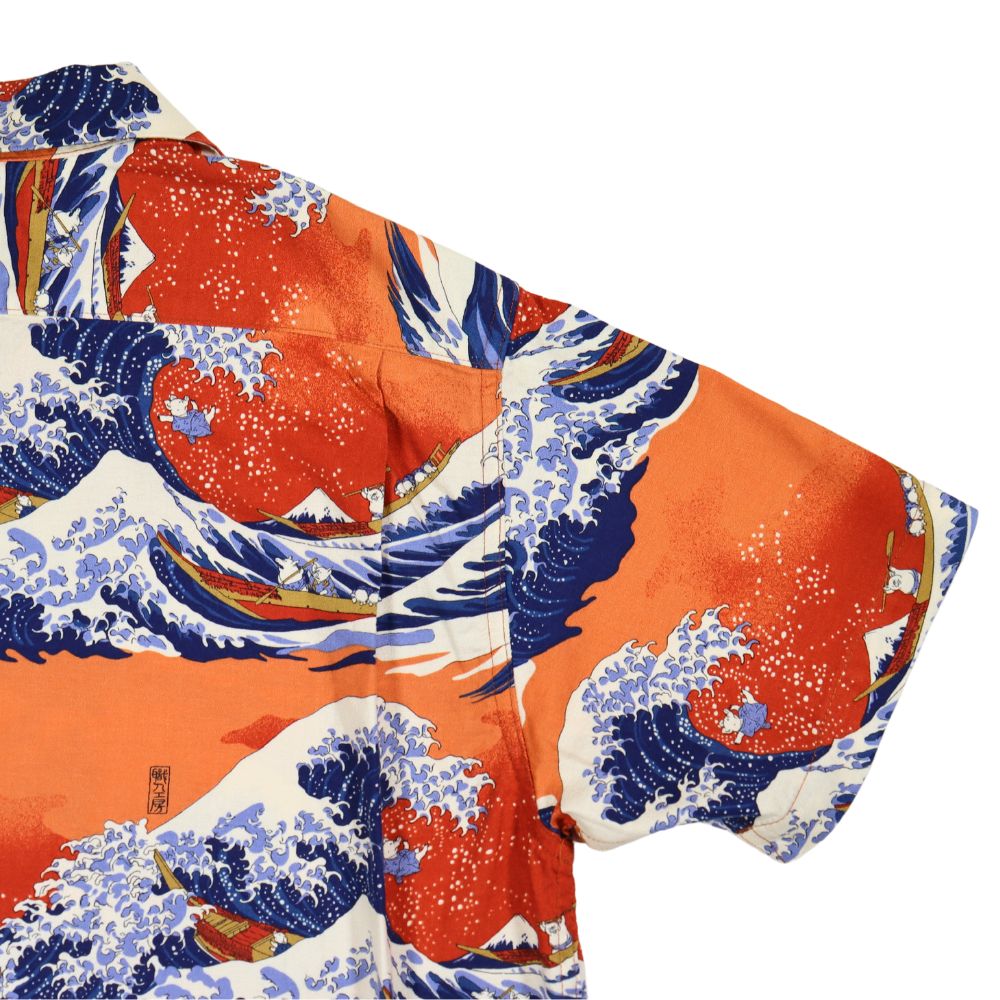 STUDIO D'ARTISAN ステュディオダルチザン SP-092 45周年企画 45th 富嶽三十六景アロハシャツ