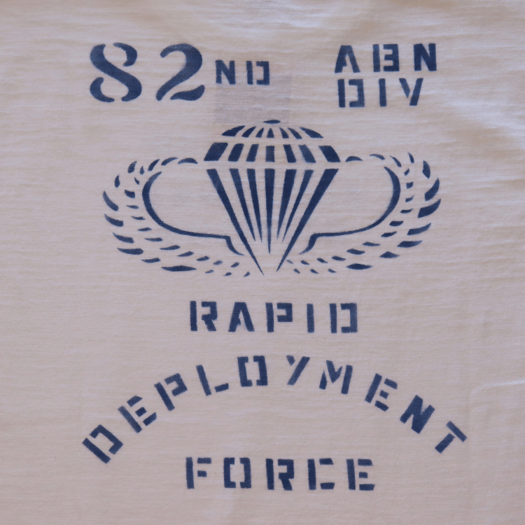 BUZZ RICKSON'S バズリクソンズ BR79564 SLUB YARN T-SHIRT "82nd AIRBORNE DIV."スラブヤーン Tシャツ