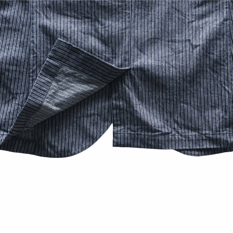 ORGUEIL オルゲイユ OR-4325 Indigo Dobby Jacket インディゴドビージャケット 1900 年代初頭 サックジャケットベース クラシックスタイル インディゴ染料 ドビーストライプ生地 エイジング ナットボタン