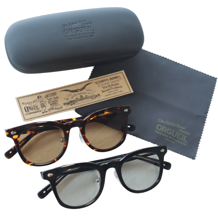 ORGUEIL オルゲイユ OR-7358B/D Flip-Up Glass フリップアップグラス サングラス メガネ 跳ね上げ ウェリントンタイプ