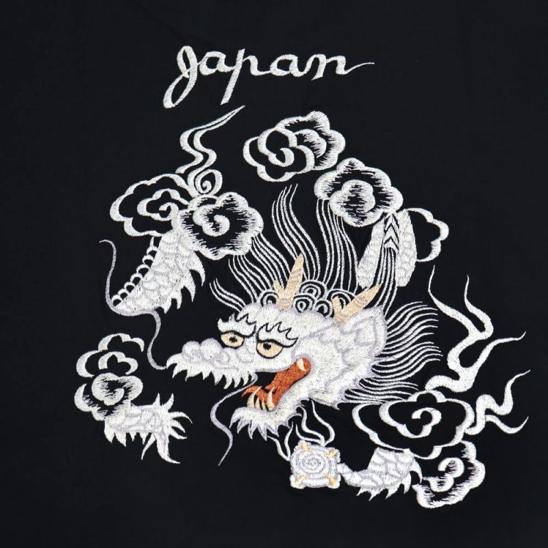 TAILOR TOYO テーラー東洋 TT79388 SUKA T-SHIRT EMBROIDERED FLOATING DRAGON スカT