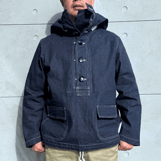 BUZZ RICKSON'S バズリクソンズ BR11703A U.S. NAVY DENIM GAS PROTECTIVE PARKA デニムガスプロテクティブパーカー ミリタリー ガスパーカー デニムパーカー U.S.NAVY 米海軍