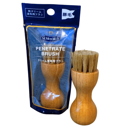 R&D アールアンドデー 7012 M.MOWBRAY エム・モゥブレィ ペネトレィトブラシ ケア用品 シューケア 革靴 皮革製品 クリーム塗布用ブラシ 靴磨き