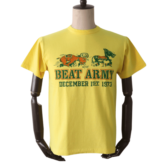 BUZZ RICKSON'S バズリクソンズ BR79702 S/S PRINT T-SHIRT BEAT ARMY GO NAVY プリントTシャツ 半袖Tシャツ ミリタリーTシャツ