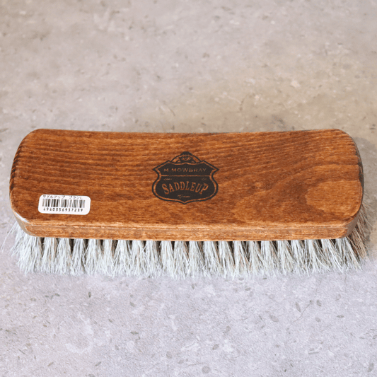 R&D 7097 M.Mowbray Saddle Up Horse Brush L Care Supplies Shoe Care Dust Removal Finishing Horsehair Brush Shoe Polishing