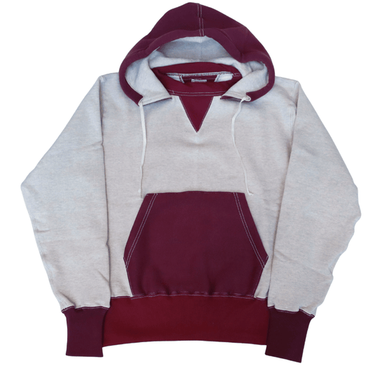 CUSHMAN 26389 SWEAT TWO-TONE PARKA American Casual Hooded Sweatshirt