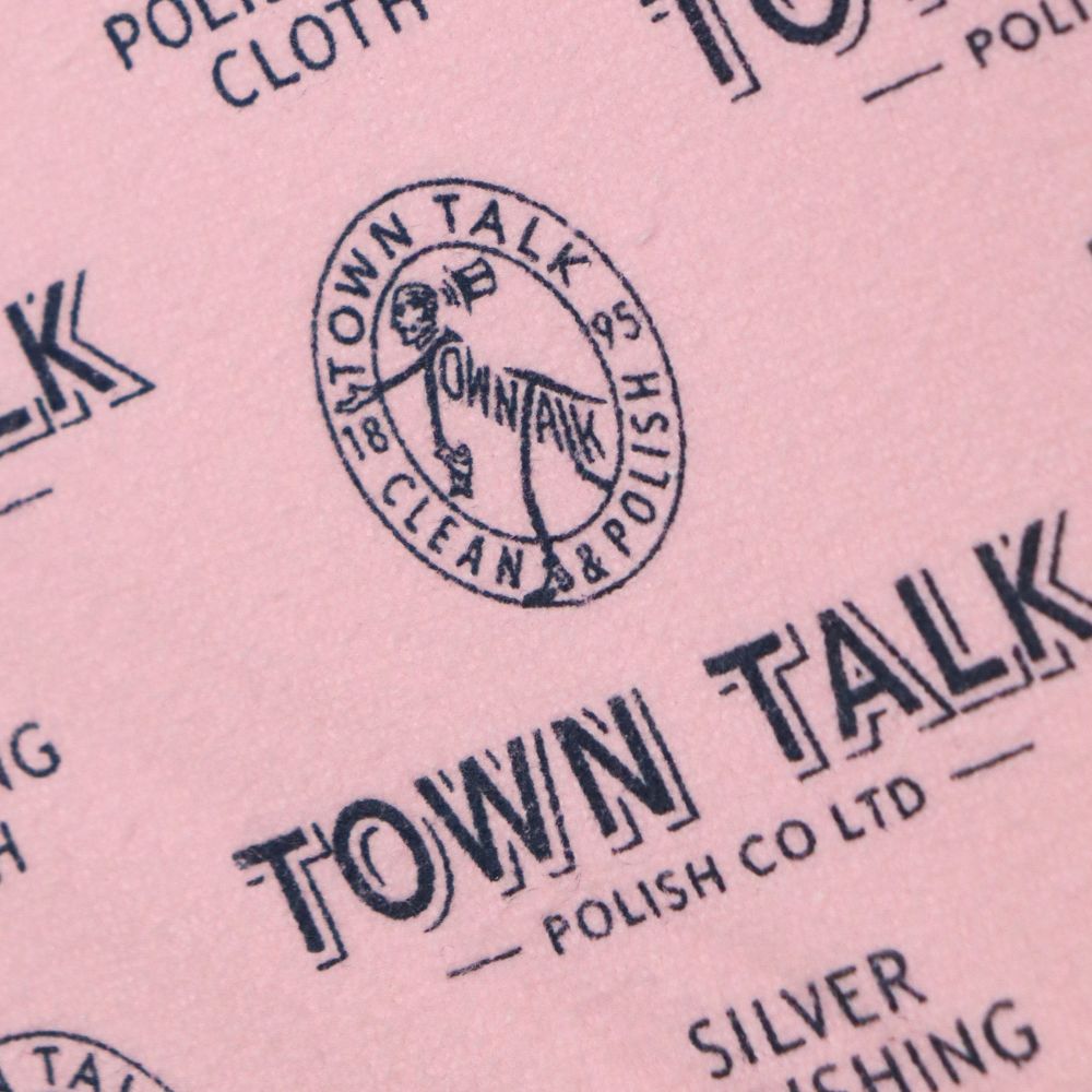 TOWN TALK Silver Polishing Cloth タウントーク シルバーポリッシュ クロス kkk211 30×45cm シルバー磨き