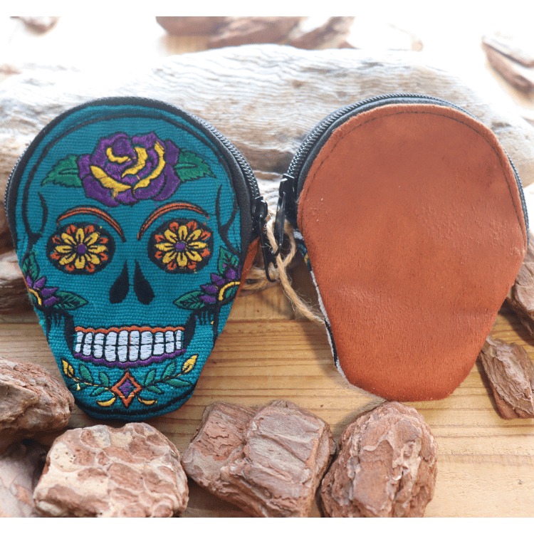 KC's ケイシイズ SKL001 MEXICAN SKULL POUCH メキシカンスカルポーチ