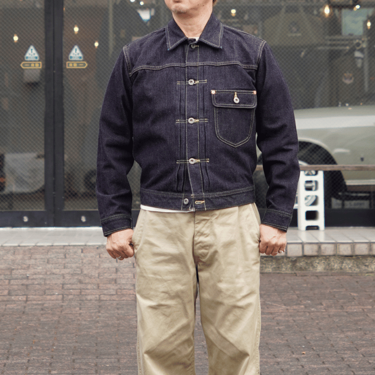 THE FLAT HEAD フラットヘッド FN-OJ-D101 14.5oz 左綾ジンバブエコットン デニムジャケット 大戦モデル 1st