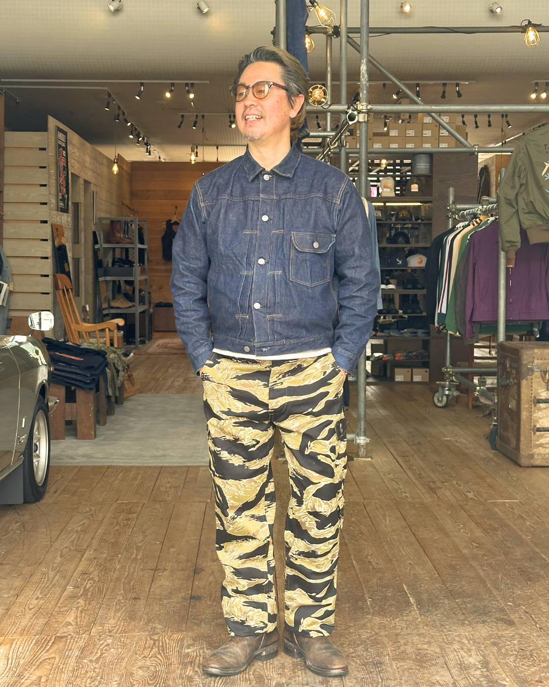 BUZZ RICKSON'S バズリクソンズ より ゴールドタイガーストライプトラウザーズが入荷しました♬ BR42502 GOLD TIGER STRIPE TROUSERS