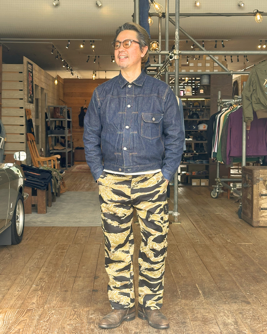 BUZZ RICKSON'S バズリクソンズ より ゴールドタイガーストライプトラウザーズが入荷しました♬ BR42502 GOLD TIGER STRIPE TROUSERS