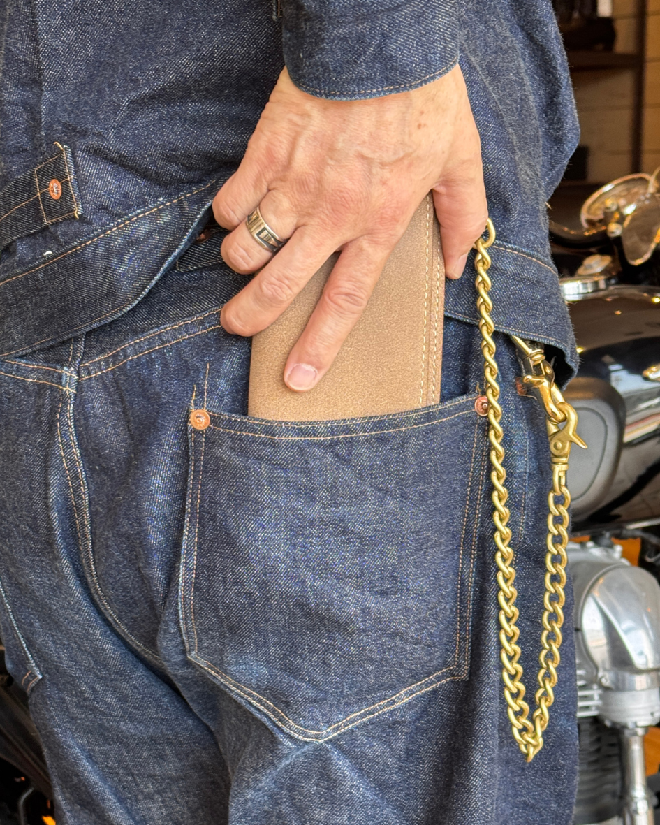 KC's/ケイシイズより  スプリットレザーを使用した無骨なトラッカーウォレットが入荷！　SH1092 SPLIT HORWEEN TRACKER WALLAT