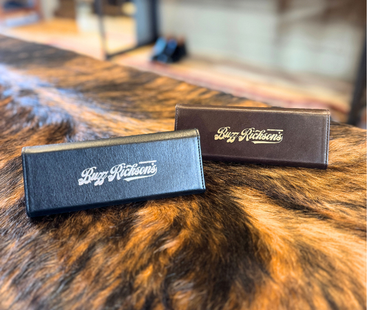 BUZZ RICKSON'S 　バズリクソンズ　より　ステアハイドを使用したレザーメガネケースが入荷しました！　BR02871　 BUZZ RICKSON'S LEATHER GLASSES CASE