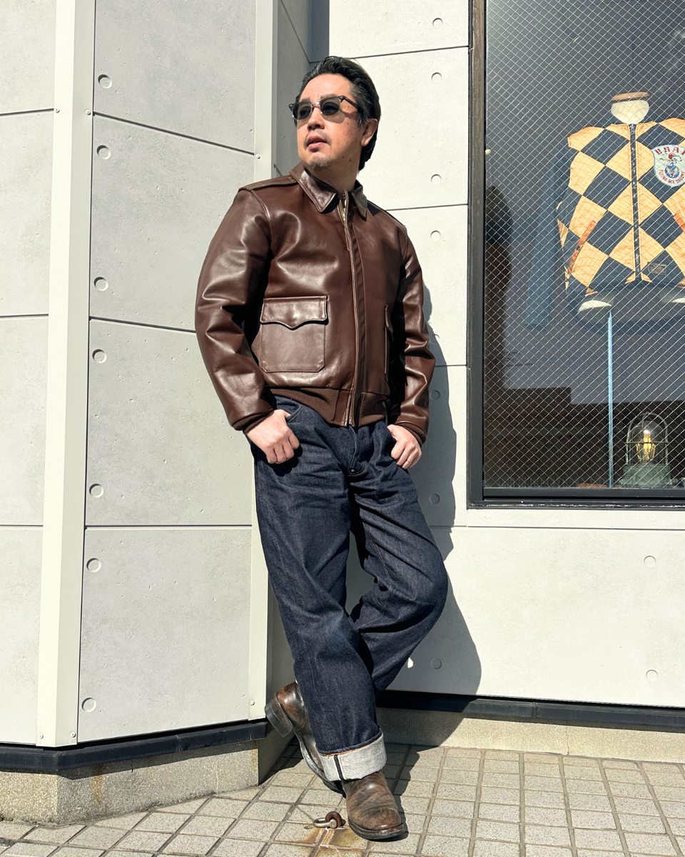 BUZZ RICKSON'S 　バズリクソンズ 　より　キングオブフライトジャケット堂々たる王者の佇まい！　ブロンコハイドを使用したA-2をご紹介します♬　BR80659　 Type A-2 “A.C. No.W535 ac 29191 BUZZ RICKSON MFG.CORP.”