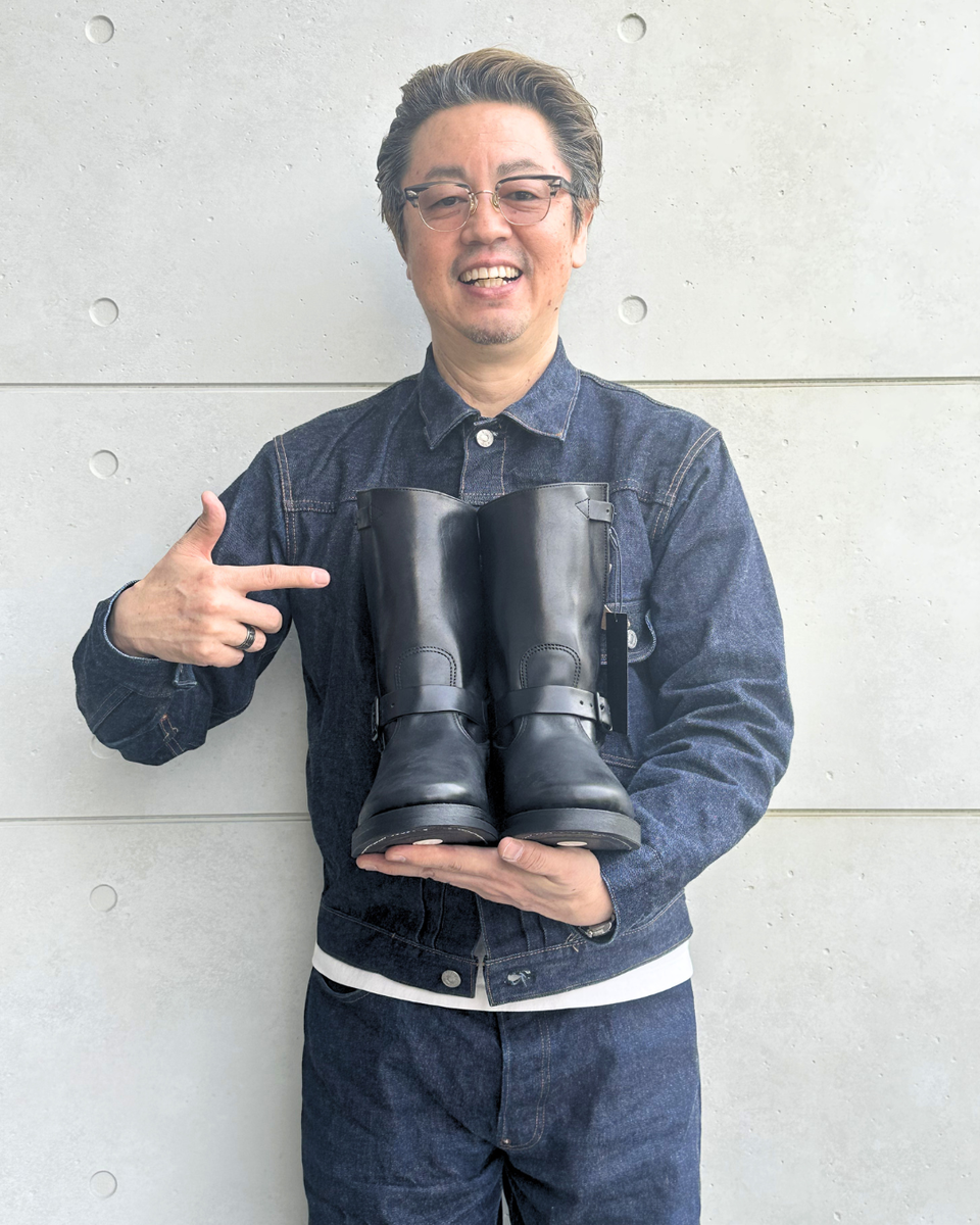BILTBUCK ビルトバック  より  クラシカルでドレッシーな大人気エンジニアブーツ ！「エンジニアブーツ パイオニア 603」の8.5Dサイズが一足だけ入荷しました♬  Engineer Boots “The Pioneer” Guidi Horsebutt パイオニア エンジニア ブーツ 603