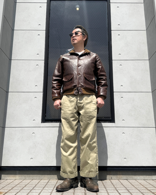 BUZZ RICKSON'S 　バズリクソンズ　より　定番大人気アイテム！　42ミリタリーチノが再入荷♬　M43036 　EARLY MILITARY CHINOS 1942 MODEL