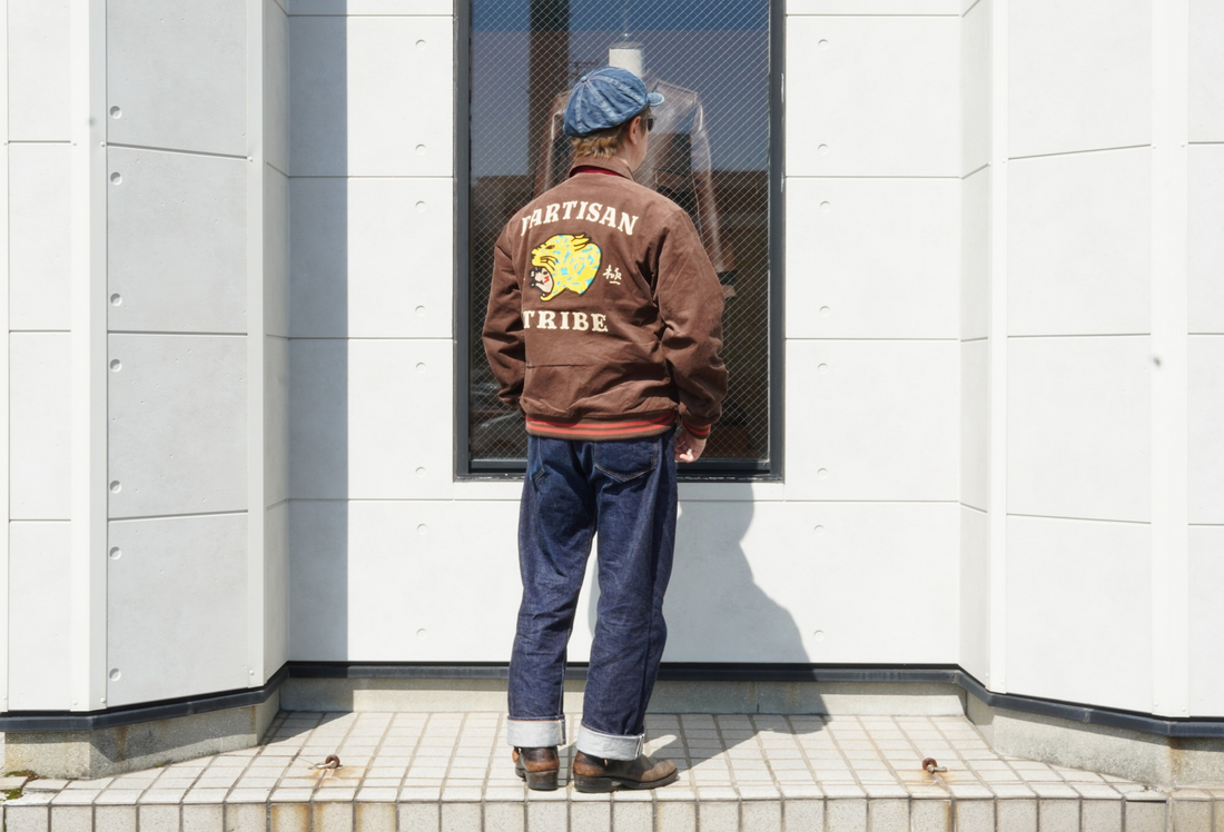 コーデュロイを楽しむ♬ 　レトロなカラーリングの秋冬スタジャン！STUDIO D'ARTISAN　 4661　コーデュロイスタジアムジャケット⭐︎
