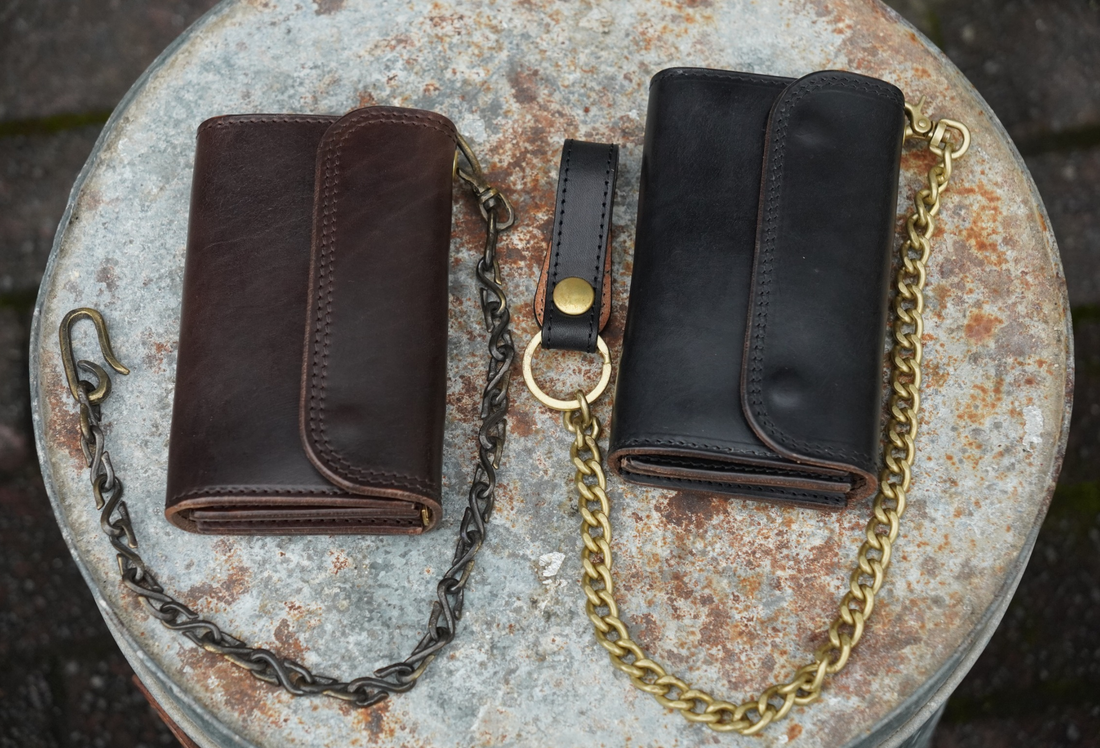 ART BROWN より、無骨な魅力が詰まったクロムエクセルミドルウォレット！VGW00086AB Middle Wallet Horween Chromexcel