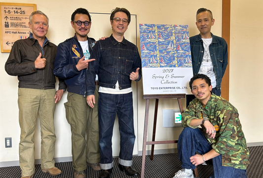 本日、代表はステュディオダルチザン＆東洋エンタープライズの2027年春夏展示会へ行ってます(^^)/