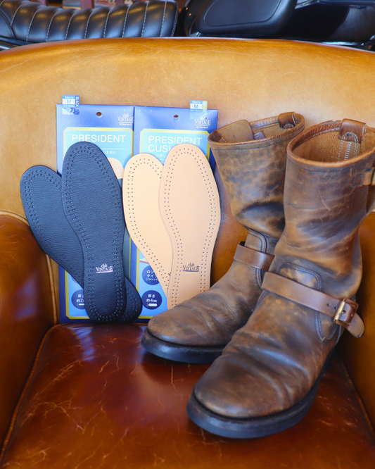 M.MOWBRAY より  ブーツ好きにおすすめしたい『club VINTAGE M.MOWBRAY』のインソールが入荷しました♬