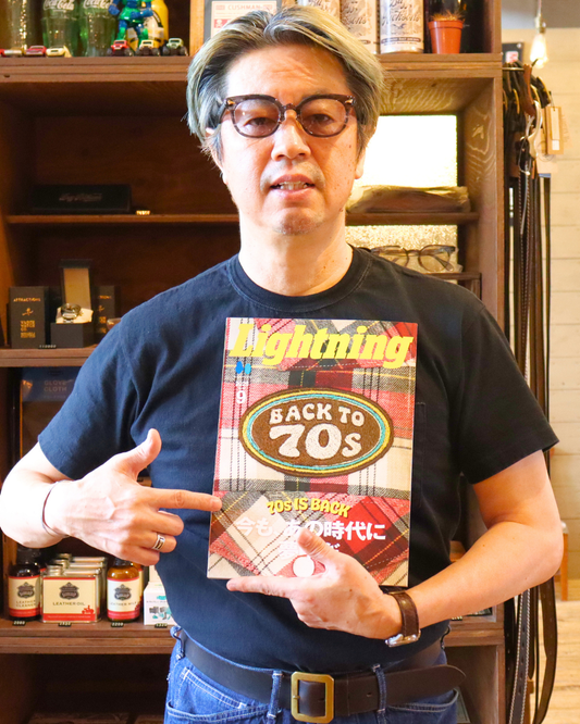 「Back to 70s。」アメカジ好き必見の70年代カルチャーの魅力が詰まった最新号！Lightning 9月号が入荷しました♬