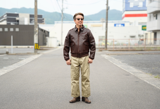 無骨で渋い！ゴートスキンの特別なA-2、入荷しました！BUZZ RICKSON'S BR80686 Type A-2 “BUZZ RICKSON CLOTHING CO. CONTRACT No.18091 GOAT SKIN”