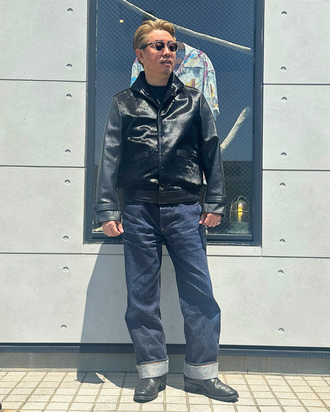 BILTBUCK ビルトバックより 圧倒的な存在感！“キングショールジャケット”が入荷しました♬ Lot.625 Hair On Horsehide King Shawl Jacket -Black-
