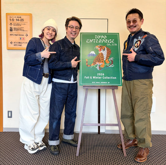 先日、代表　林が様々なブランドの2026年秋冬展示会のため東京に行ってきました！　最後にとんでもないお知らせがございます(^^)/