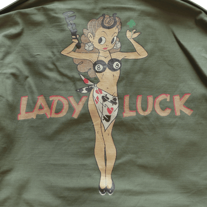BUZZ RICKSON'S BR15996 Type M-43 “BUZZ RICKSON MFG. CO.” 5th BOMB.GROUP BOMBER BARONS Military Jacket M-43 U.S. ARMY Field Jacket