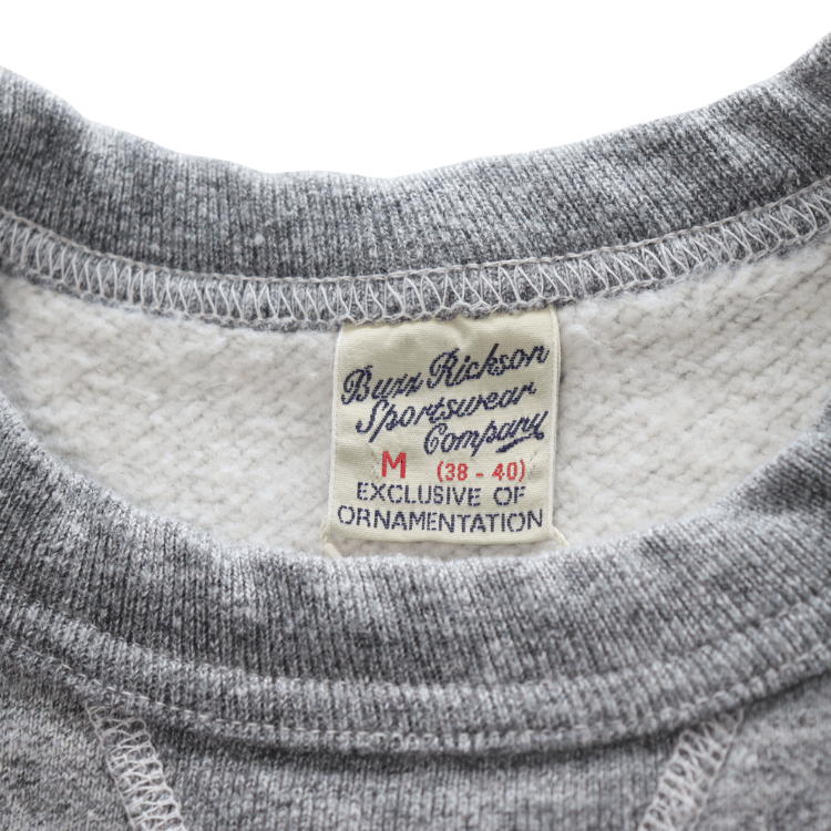 BUZZ RICKSON'S バズリクソンズ BR69635 SET-IN CREW SWEAT 64th EMERGENCY RESCUE セットインクルーネックスウェット 64th エマージェンシーレスキュー