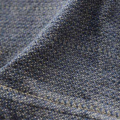 SAMURAI JEANS SOS26-KSK Kano-ko A-Madara Open Collar Short Sleeve Shirt Indigo-Dyed