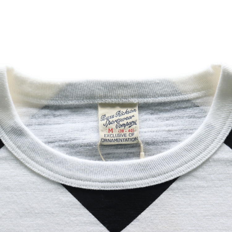 BUZZ RICKSON'S BR79734 S/S LINECREWMAN SLUB T-Shirt - Men's American Casual Military T-Shirt