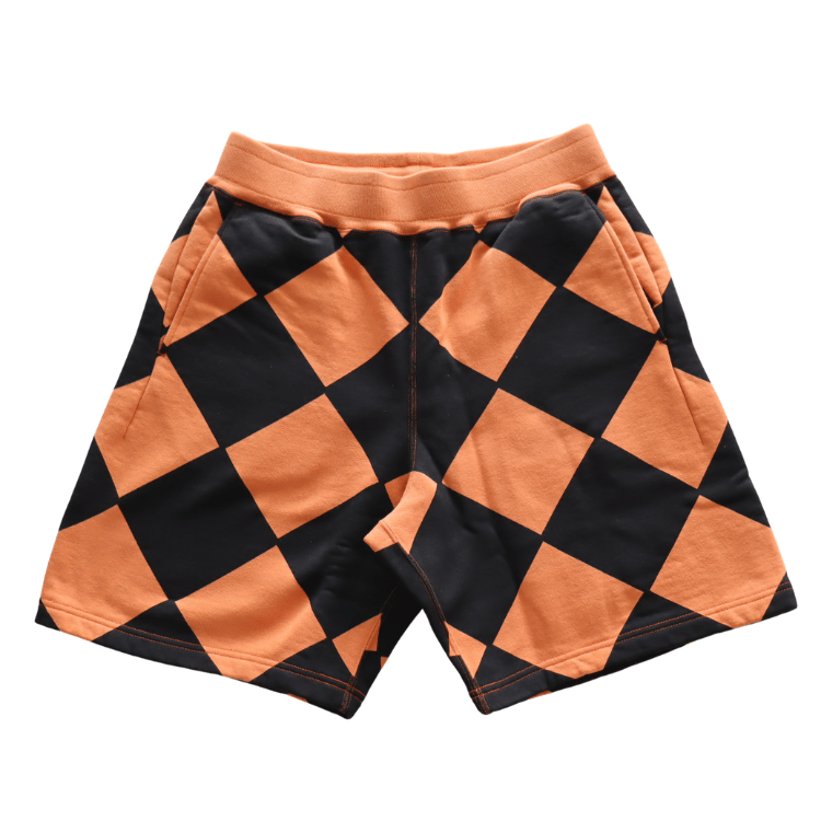 BUZZ RICKSON'S BR52658 LINE CREWMAN SWEAT SHORTS Men's Diamond Pattern