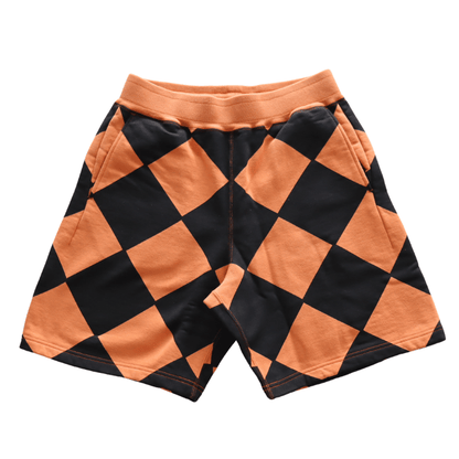 BUZZ RICKSON'S BR52658 LINE CREWMAN SWEAT SHORTS Men's Diamond Pattern