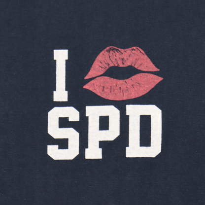 DELUXEWARE SDTS-2601 "I LOVE SPEED" Printed Short Sleeve T-Shirt, SDTS Series Soft Knit, Made in Japan