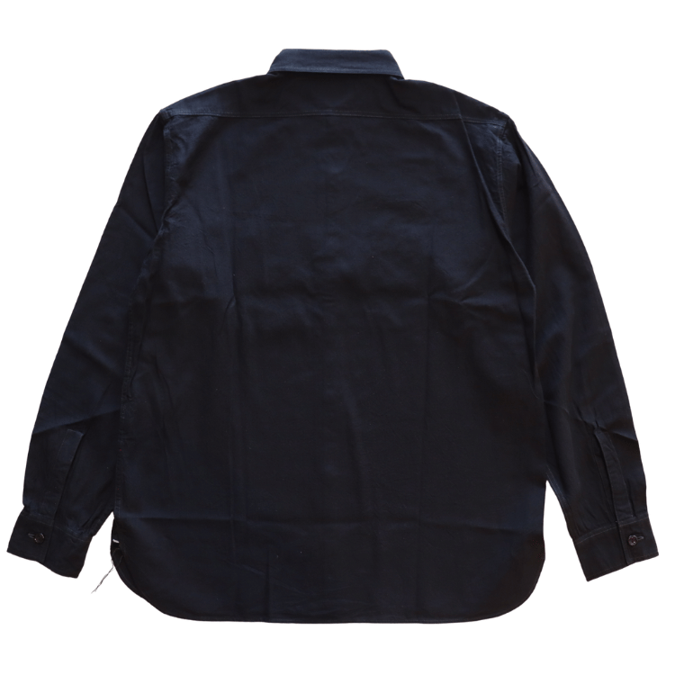 BUZZ RICKSON'S バズリクソンズ BR29143 WILLIAM GIBSON COLLECTION BLACK CHAMBRAY WORK SHIRTS  ウィリアム・ギブソン コレクション ブラックシャンブレーワークシャツ 長袖シャツ ワークシャツ ミリタリーシャツ ヴィンテージ  復刻 U.S.NAVY 米海軍 ユーティリティ シャツ