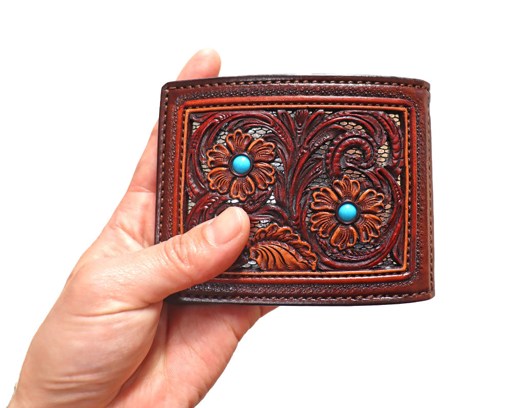 KC's ケイシイズ KKB012B マネークリップ アルチザン DX カービングウォレット