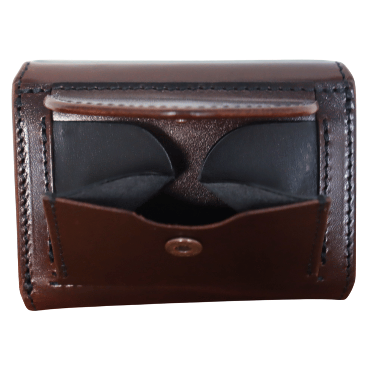 池之端銀革店 Dual DCr-1040 サドルプルアップ コンパクトウォレット ミニ財布